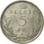 Moneta, Belgia, 5 Francs, 5 Frank, 1936, EF(40-45), Nikiel, KM:109.1