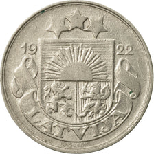 Coin, Latvia, 10 Santimu, 1922, EF(40-45), Nickel, KM:4