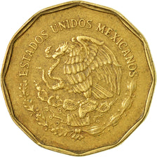 Moneta, Messico, 20 Centavos, 1993, Mexico City, BB, Alluminio-bronzo, KM:548