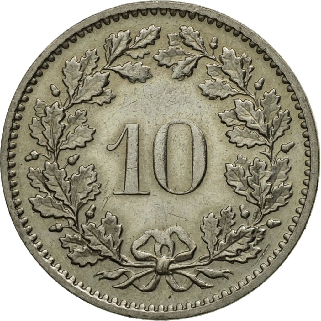 Monnaie, Suisse, 10 Rappen, 1974, Bern, SUP, Copper-nickel, KM:27