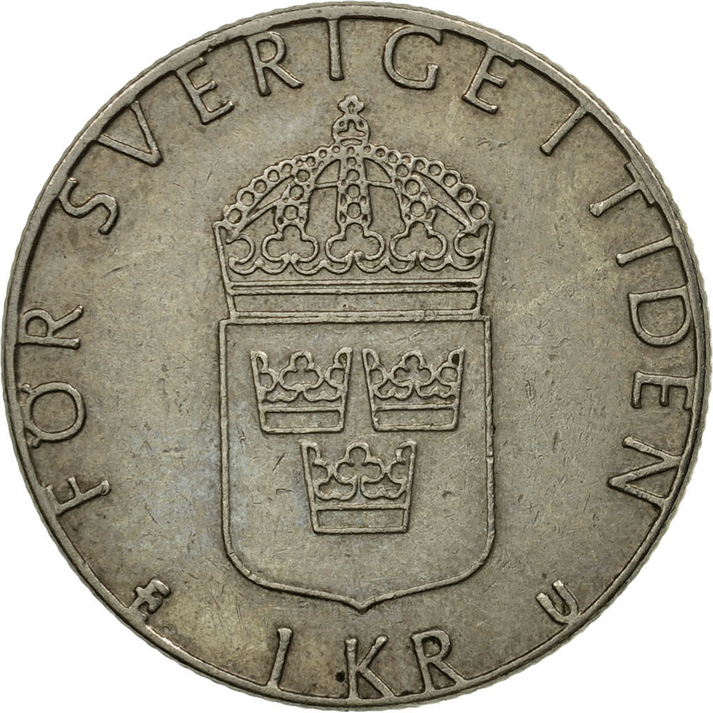 Coin, Sweden, Carl XVI Gustaf, Krona, 1982, EF(40-45), Copper-nickel, KM:852a