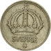 Coin, Sweden, Gustaf V, 10 Öre, 1950, EF(40-45), Silver, KM:813