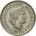 Moneta, Svizzera, 10 Rappen, 1970, Bern, SPL-, Rame-nichel, KM:27