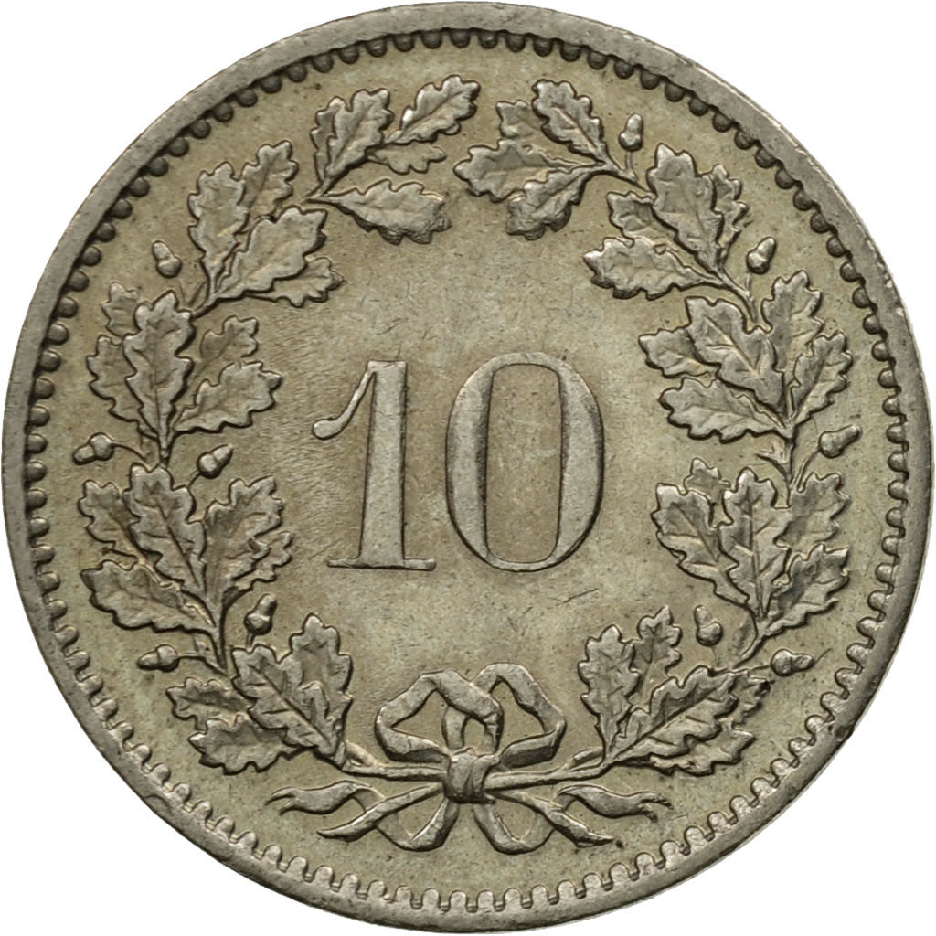 Moneta, Svizzera, 10 Rappen, 1970, Bern, SPL-, Rame-nichel, KM:27