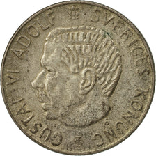 Coin, Sweden, Gustaf VI, Krona, 1956, EF(40-45), Silver, KM:826