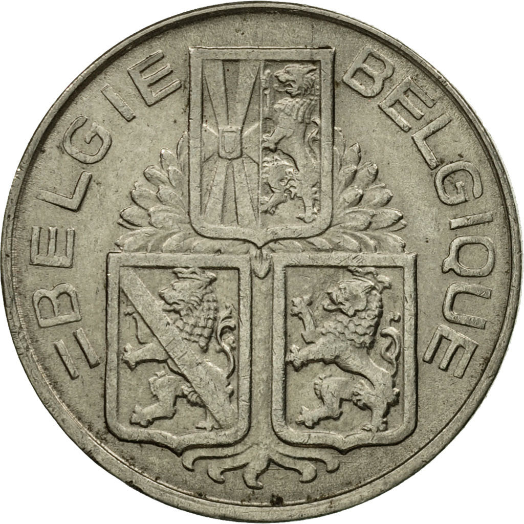 Coin, Belgium, Franc, 1940, EF(40-45), Nickel, KM:120