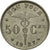 Moneda, Bélgica, 50 Centimes, 1927, MBC, Níquel, KM:87