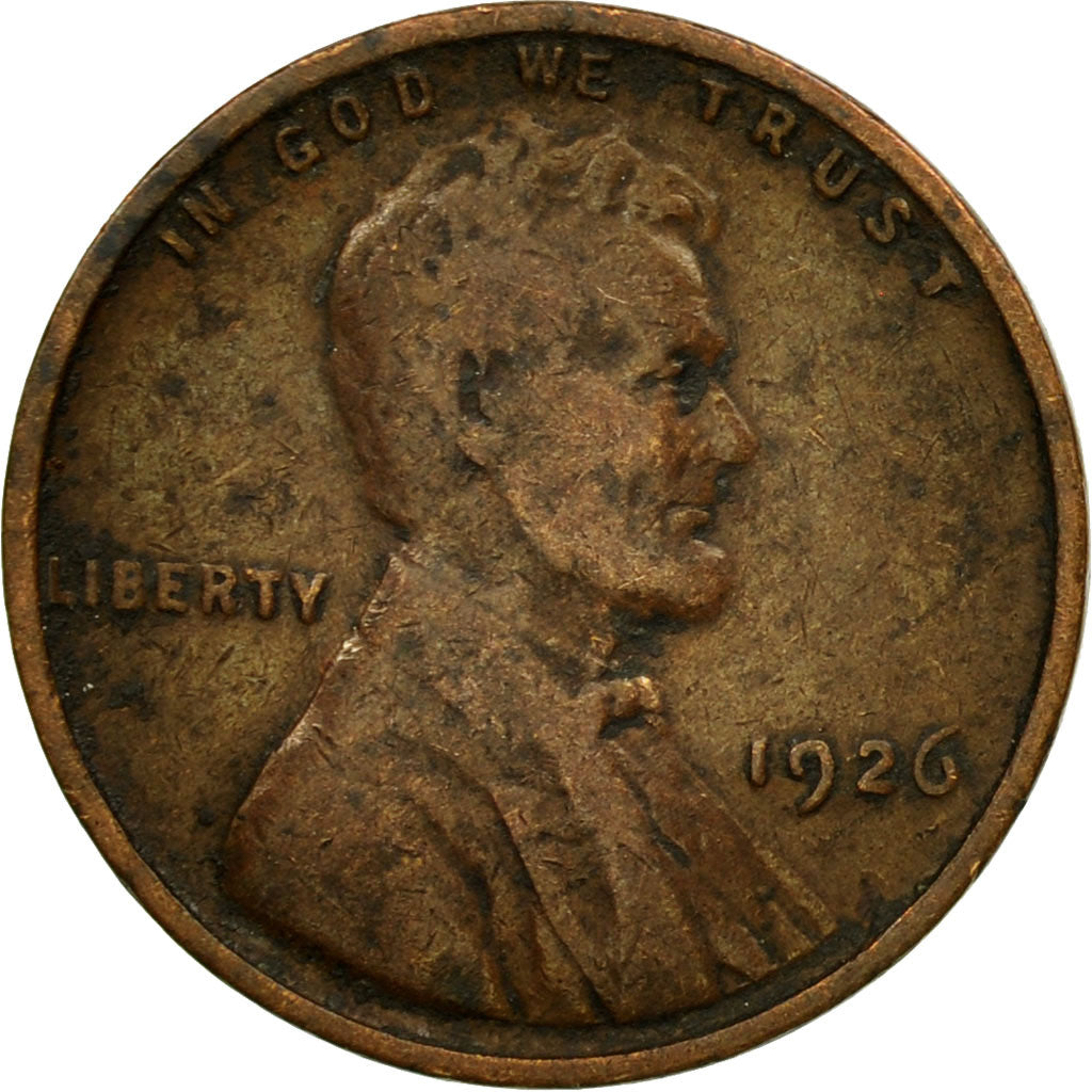 Moneta, Stati Uniti, Lincoln Cent, Cent, 1926, U.S. Mint, Philadelphia, MB
