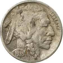 Coin, United States, Buffalo Nickel, 5 Cents, 1935, U.S. Mint, Philadelphia