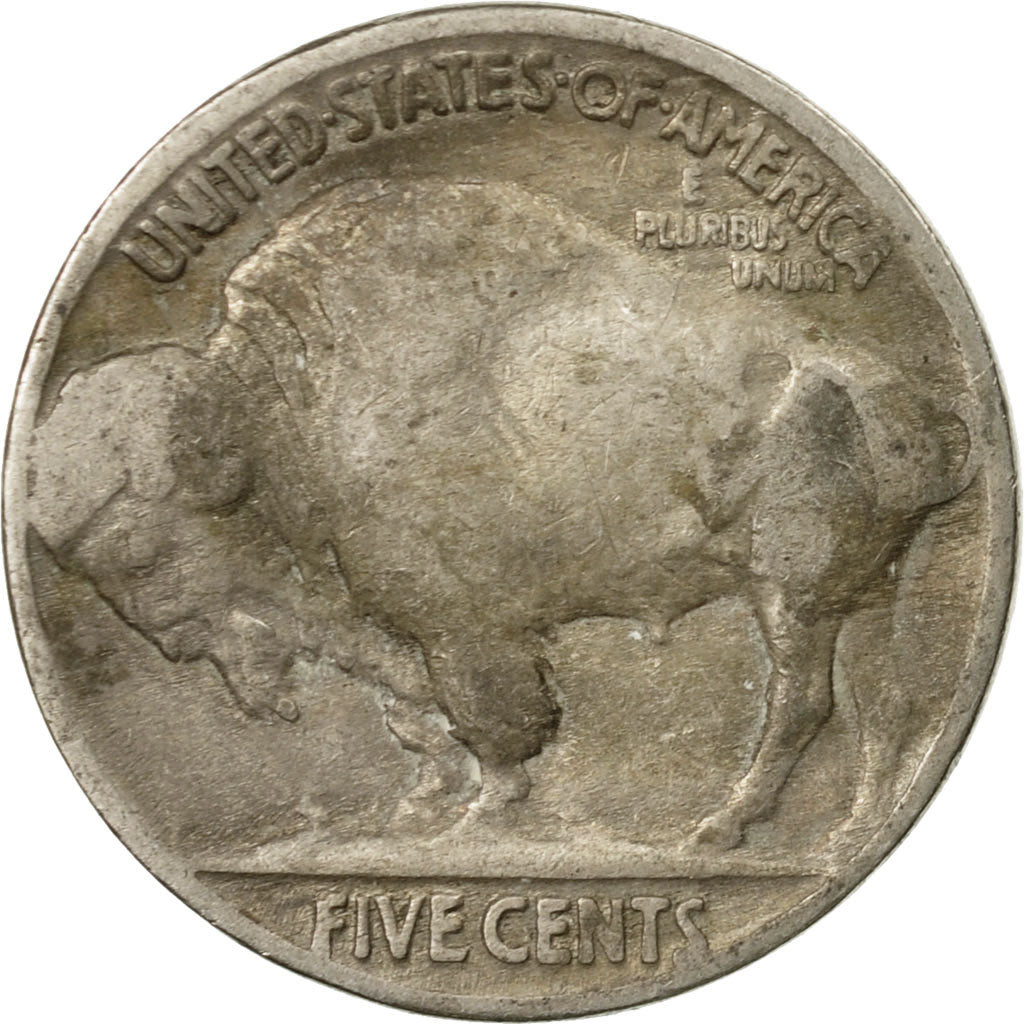 Coin, United States, Buffalo Nickel, 5 Cents, 1935, U.S. Mint, Philadelphia