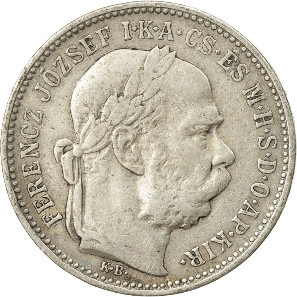Monnaie, Hongrie, Franz Joseph I, Korona, 1895, Kormoczbanya, TB+, Argent