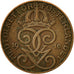 Coin, Sweden, Gustaf V, 2 Öre, 1910, VF(30-35), Bronze, KM:778