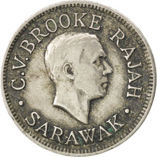 SARAWAK, 5 Cents, 1927, Heaton, KM #14, EF(40-45), Copper-Nickel, 3.87