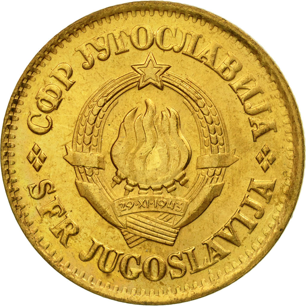 Coin, Yugoslavia, 20 Para, 1979, AU(55-58), Brass, KM:45