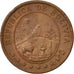 BOLIVIA, 50 Centavos, 1/2 Boliviano, 1942, KM #182a.1, MS(63), Bronze, 24.6,...