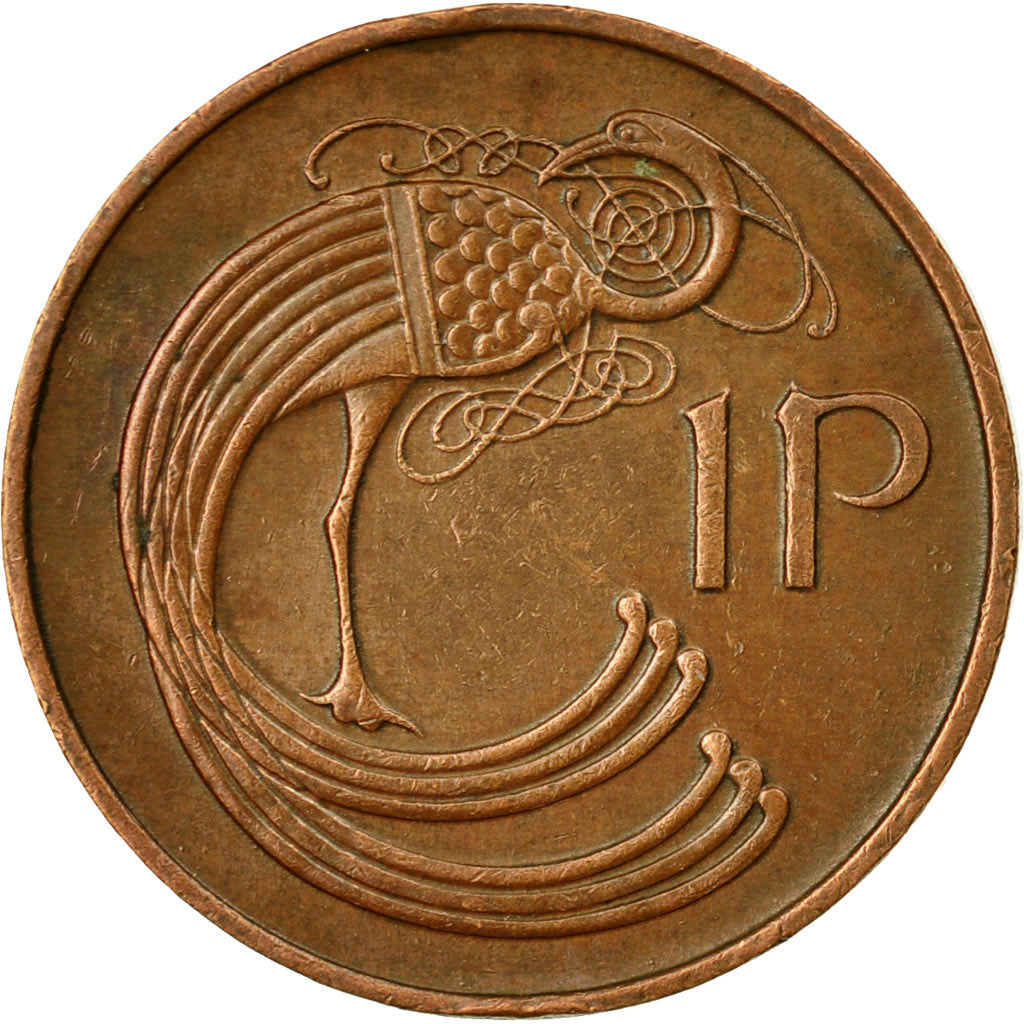 Coin, IRELAND REPUBLIC, Penny, 1976, EF(40-45), Bronze, KM:20