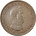 BOLIVIA, 10 Bolivianos, 1 Bolivar, 1951, KM #186, AU(55-58), Bronze, 26.5, 7.08