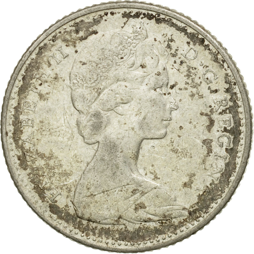 Coin, Canada, Elizabeth II, 10 Cents, 1968, Royal Canadian Mint, Ottawa