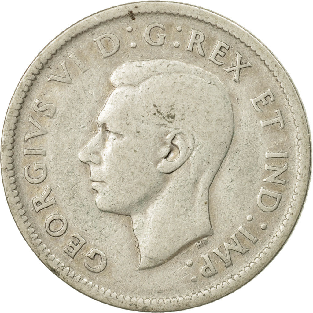 Coin, Canada, George VI, 25 Cents, 1939, Royal Canadian Mint, Ottawa, VF(20-25)