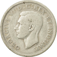 Coin, Canada, George VI, 25 Cents, 1939, Royal Canadian Mint, Ottawa, VF(20-25)