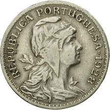 Coin, Portugal, 50 Centavos, 1928, EF(40-45), Copper-nickel, KM:577