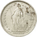 Coin, Switzerland, Franc, 1966, Bern, AU(50-53), Silver, KM:24