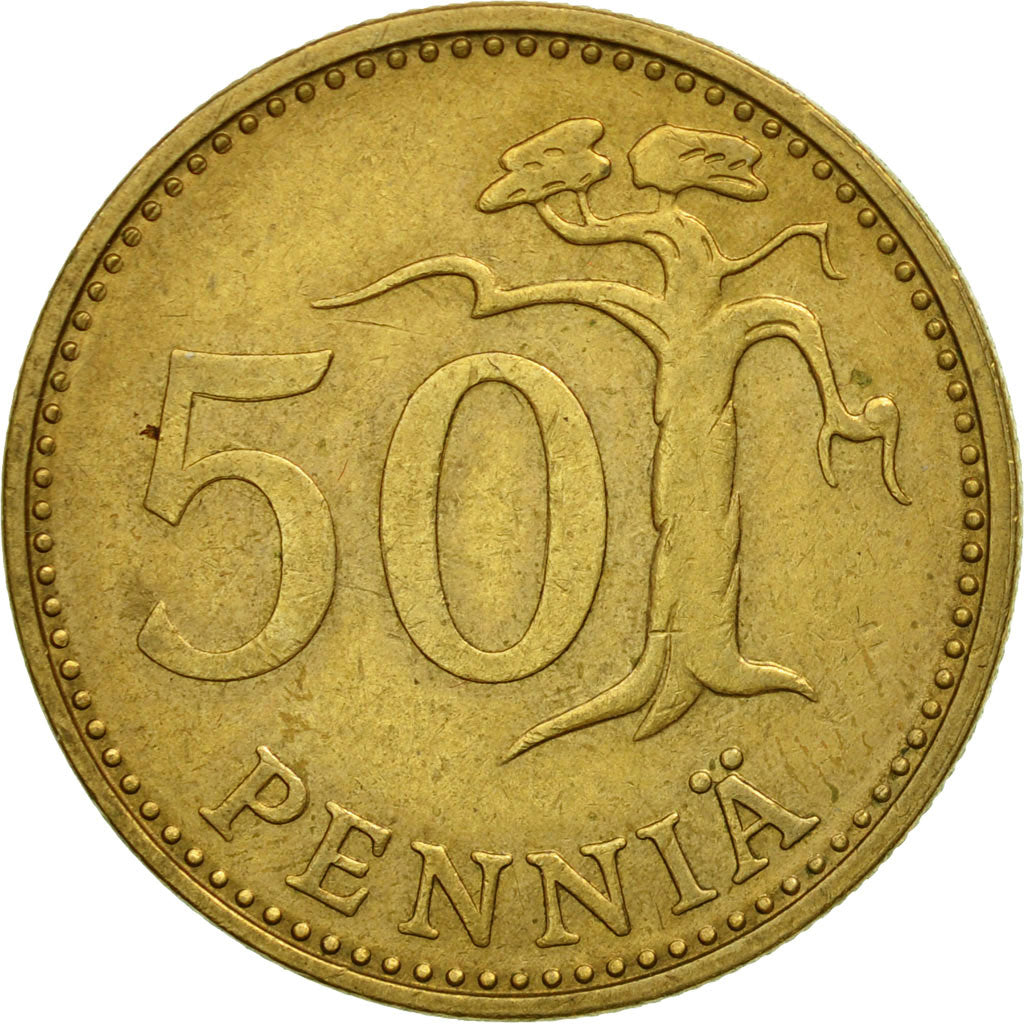 Monnaie, Finlande, 50 Penniä, 1972, TTB, Aluminum-Bronze, KM:48