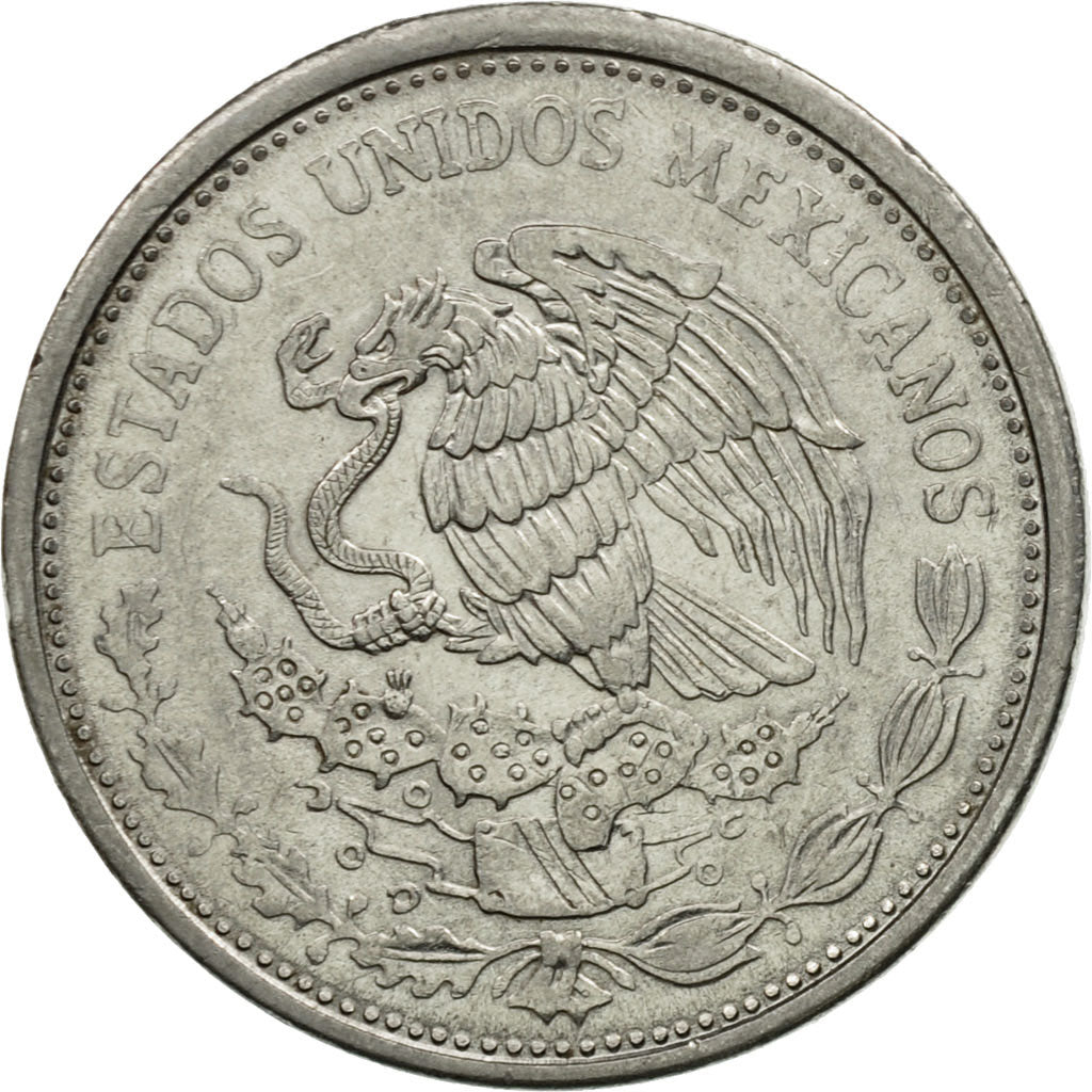 Coin, Mexico, 50 Pesos, 1990, Mexico City, EF(40-45), Stainless Steel, KM:495a