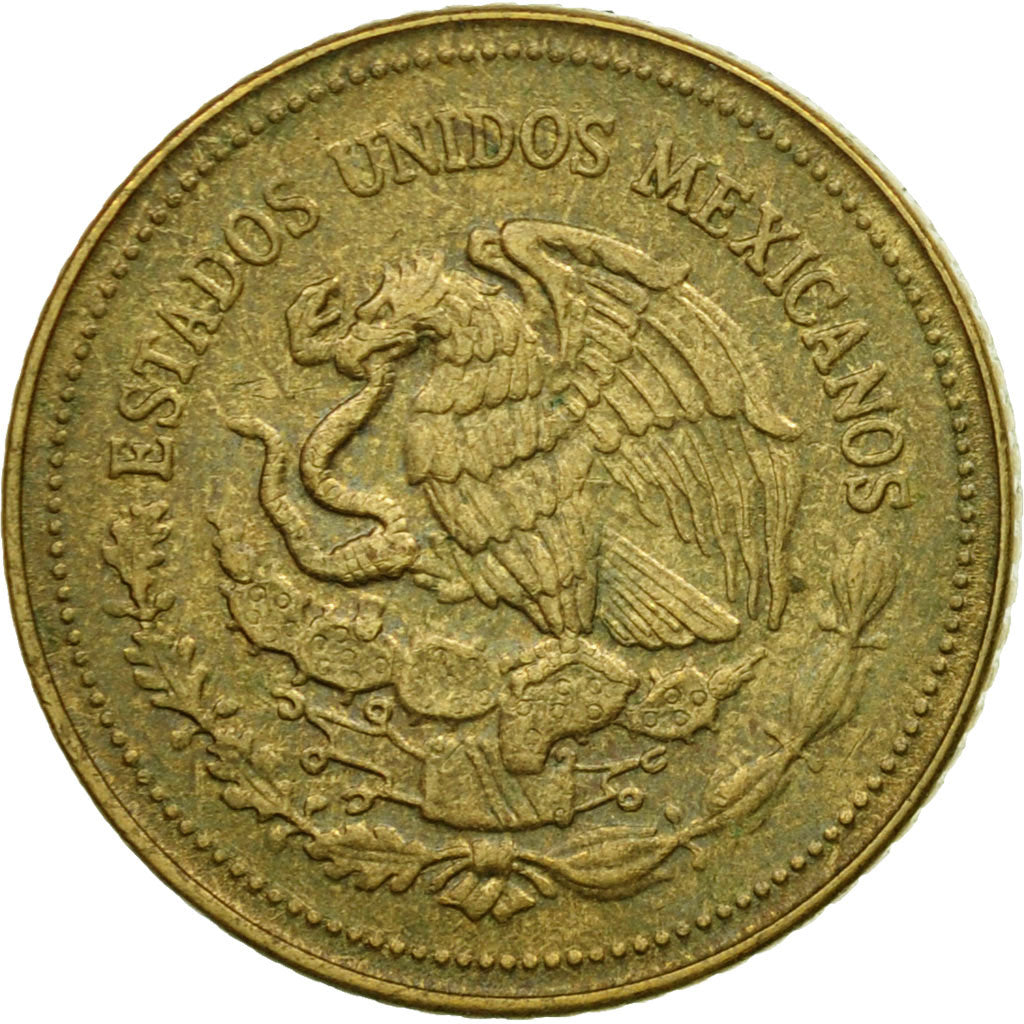 Moneda, México, 20 Pesos, 1988, Mexico City, MBC, Latón, KM:508