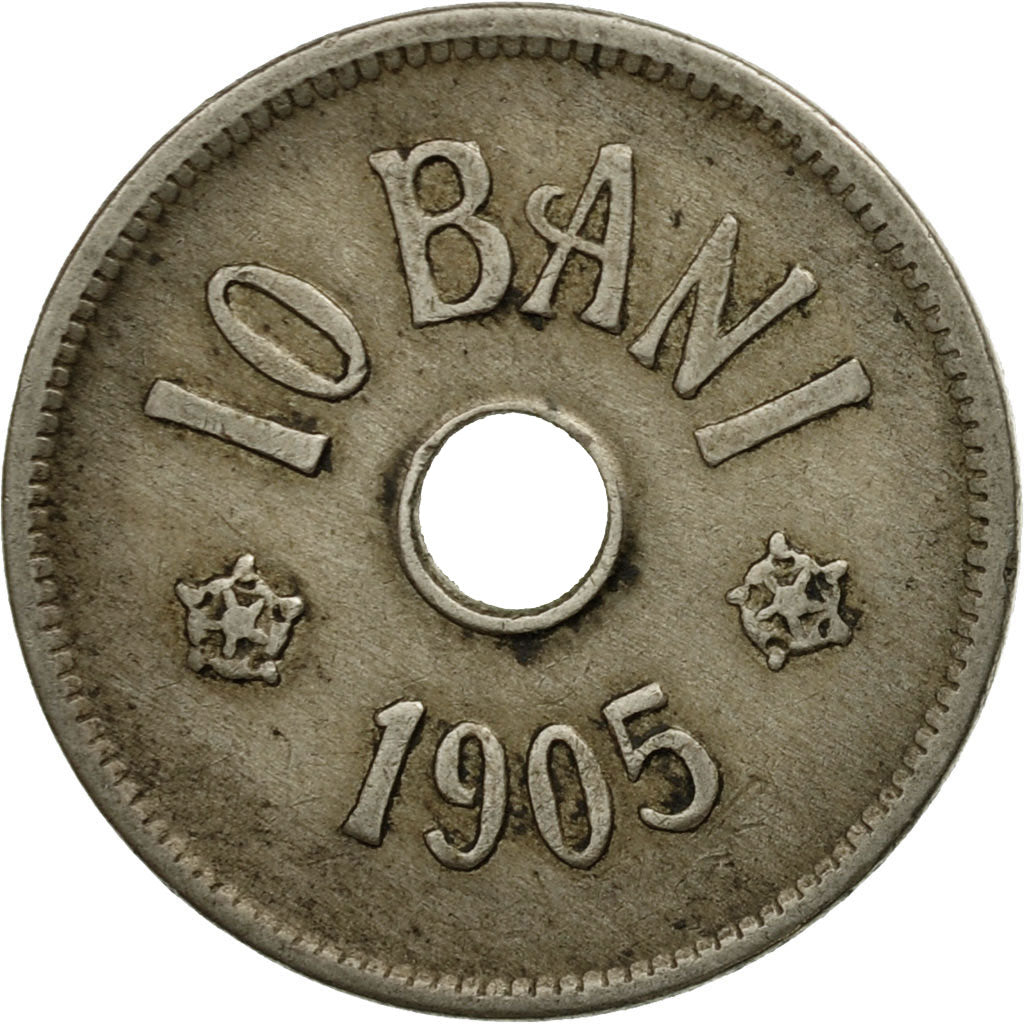 Monnaie, Roumanie, Carol I, 10 Bani, 1905, TB+, Copper-nickel, KM:32