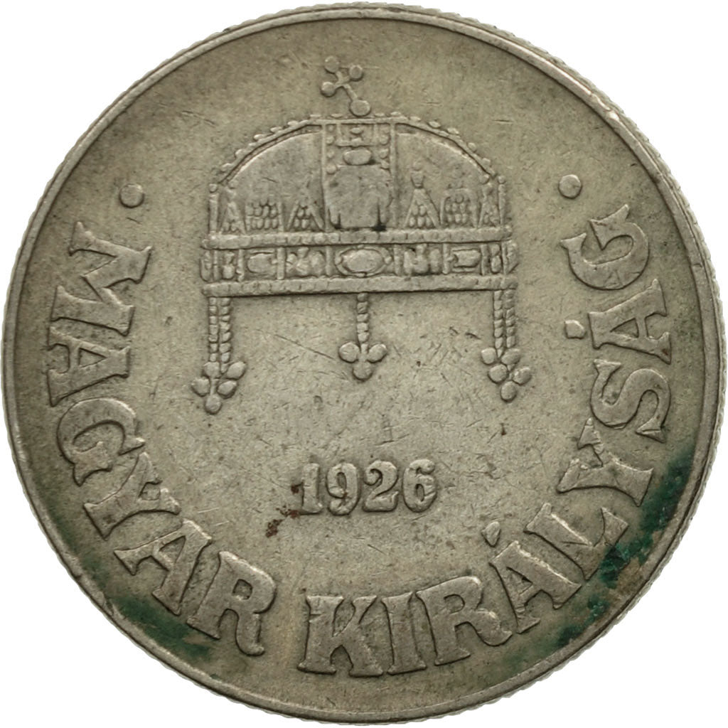 Coin, Hungary, 50 Fillér, 1926, Budapest, EF(40-45), Copper-nickel, KM:509