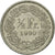 Münze, Schweiz, 1/2 Franc, 1990, Bern, VZ, Copper-nickel, KM:23a.3