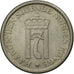 Coin, Norway, Haakon VII, Krone, 1951, EF(40-45), Copper-nickel, KM:385