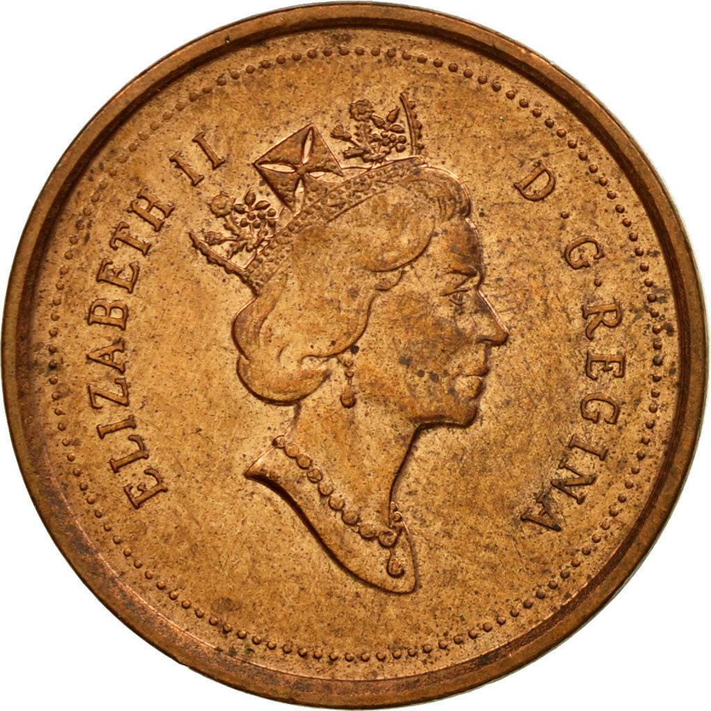 Coin, Canada, Elizabeth II, Cent, 1999, Royal Canadian Mint, Ottawa, EF(40-45)