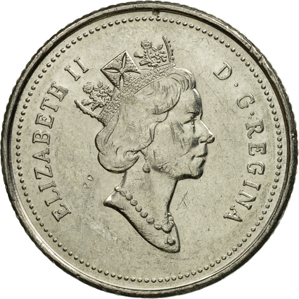 Coin, Canada, Elizabeth II, 10 Cents, 1991, Royal Canadian Mint, Ottawa