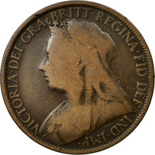 Coin, Great Britain, Victoria, Penny, 1895, VF(20-25), Bronze, KM:790