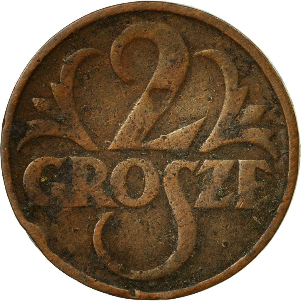 Münze, Polen, 2 Grosze, 1932, Warsaw, S, Bronze, KM:9a