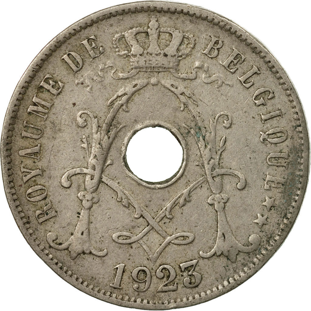 Coin, Belgium, 25 Centimes, 1923, EF(40-45), Copper-nickel, KM:68.1