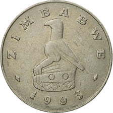 Coin, Zimbabwe, Dollar, 1993, EF(40-45), Copper-nickel, KM:6