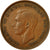 Moneta, Wielka Brytania, George VI, Penny, 1945, VF(30-35), Bronze, KM:845