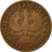 Coin, Poland, 5 Groszy, 1935, Warsaw, EF(40-45), Bronze, KM:10a