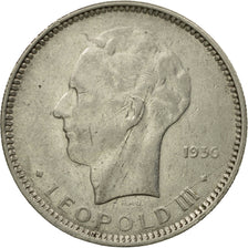 Coin, Belgium, 5 Francs, 5 Frank, 1936, EF(40-45), Nickel, KM:108