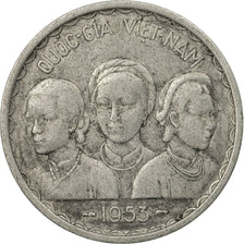 Coin, Vietnam, STATE OF SOUTH VIET NAM, 50 Xu, 1953, Paris, EF(40-45), Aluminum