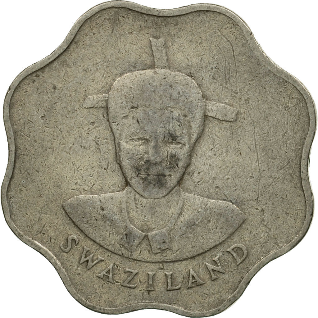 Coin, Swaziland, King Msawati III, 10 Cents, 1986, British Royal Mint