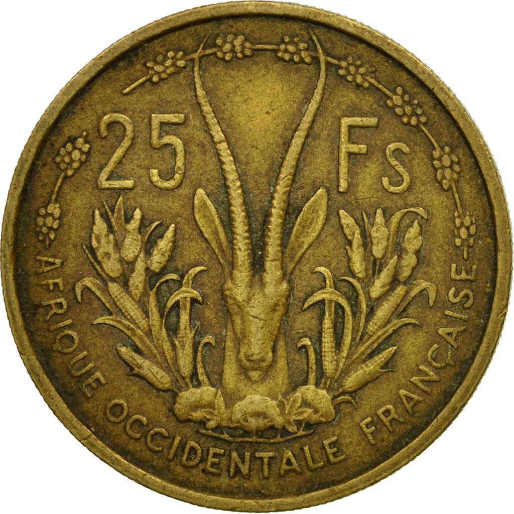 Monnaie, French West Africa, 25 Francs, 1956, Paris, TTB, Aluminum-Bronze, KM:7
