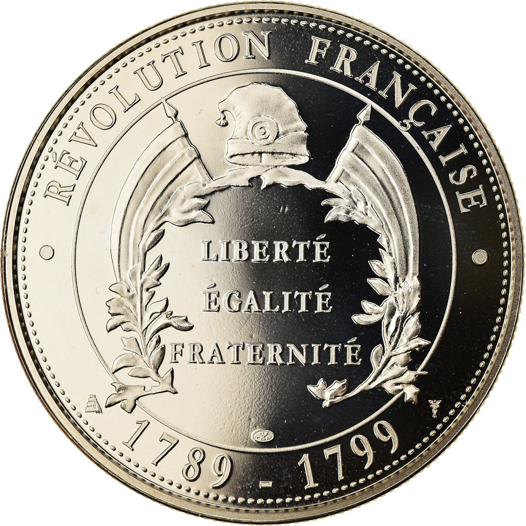 France, Medal, Révolution Française, Maximilien de Robespierre, MS(64)