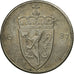 Coin, Norway, Olav V, 50 Öre, 1987, EF(40-45), Copper-nickel, KM:418