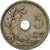 Monnaie, Belgique, 5 Centimes, 1905, TB+, Copper-nickel, KM:54