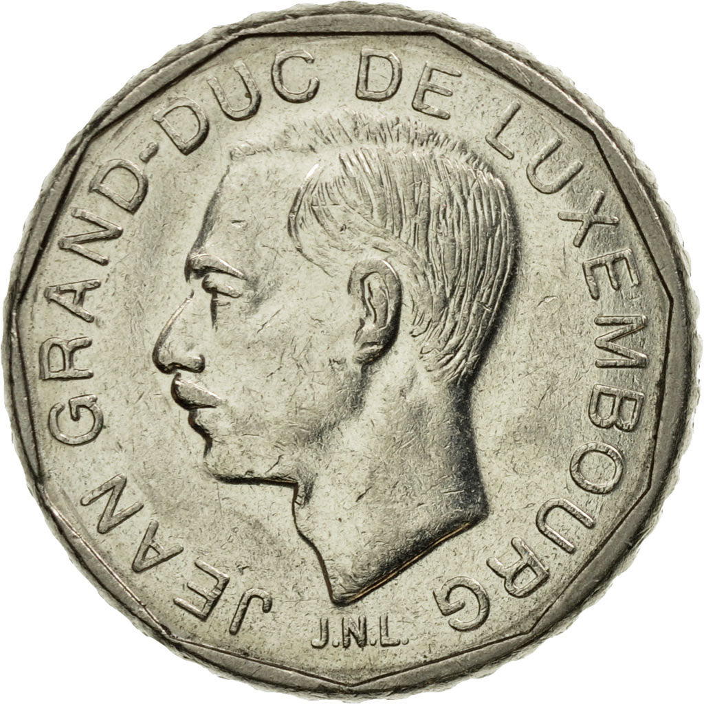 Coin, Luxembourg, Jean, 50 Francs, 1990, AU(55-58), Nickel, KM:66