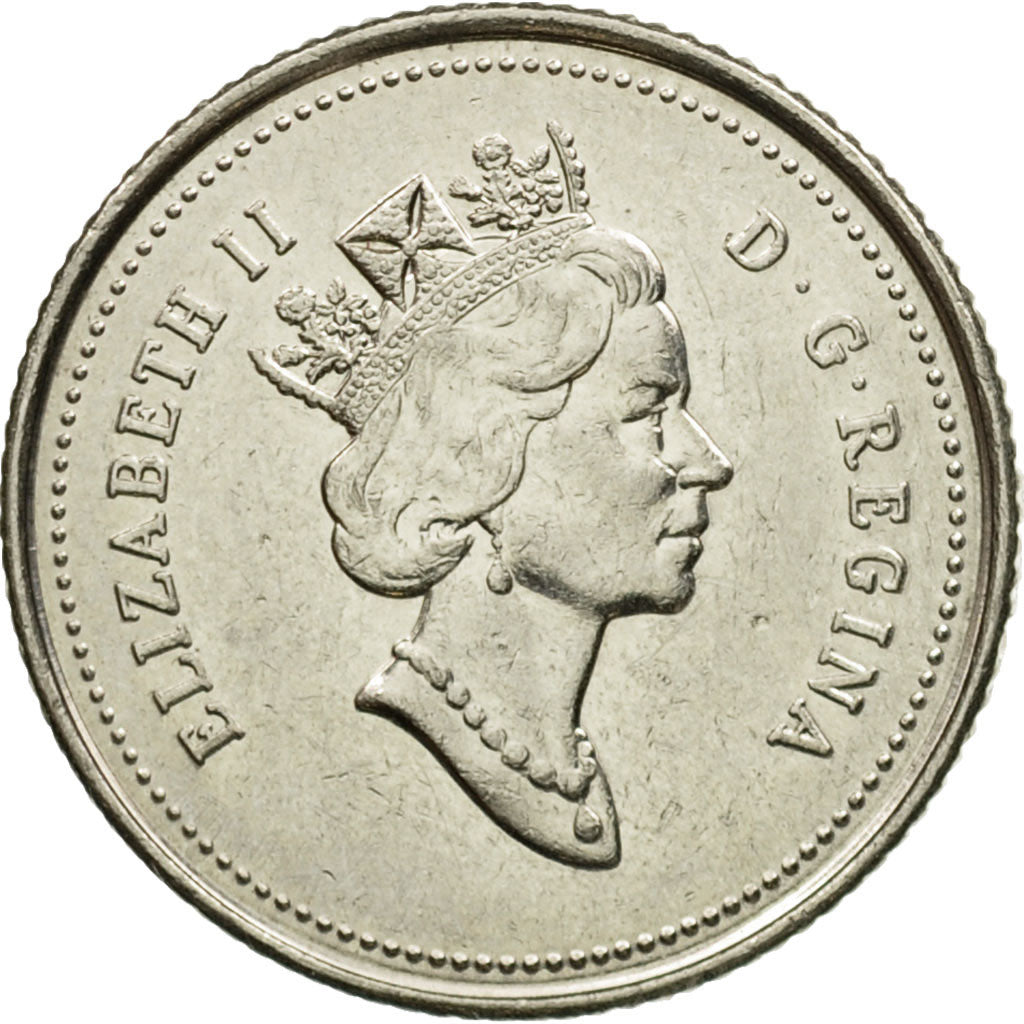 Coin, Canada, Elizabeth II, 10 Cents, 1992, Royal Canadian Mint, Ottawa